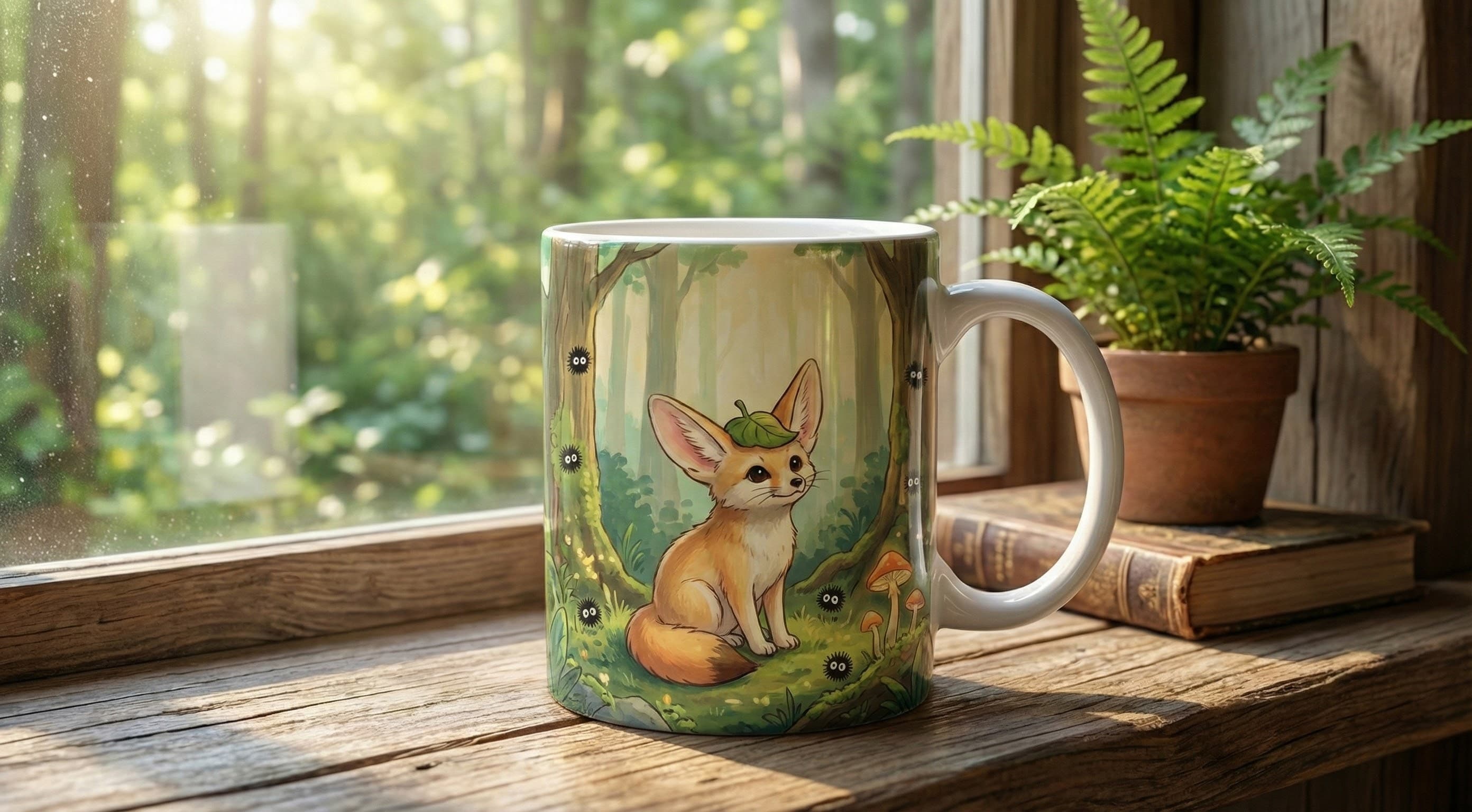 Totoro Fox Mug